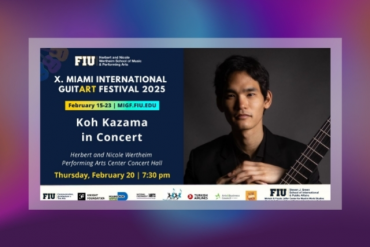 MIGF 2025 GuitART Festival Concert Koh Kazama Presented by Miami International GuitART Festival