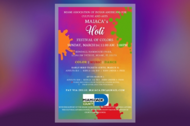 Holi: Festival of Colors Presented by Miami Association of Indians for Culture and Arts