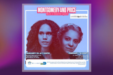 Montgomery and Price - Music in Beautiful Spaces - All Souls Miami Beach Presented by South Beach Chamber Ensemble